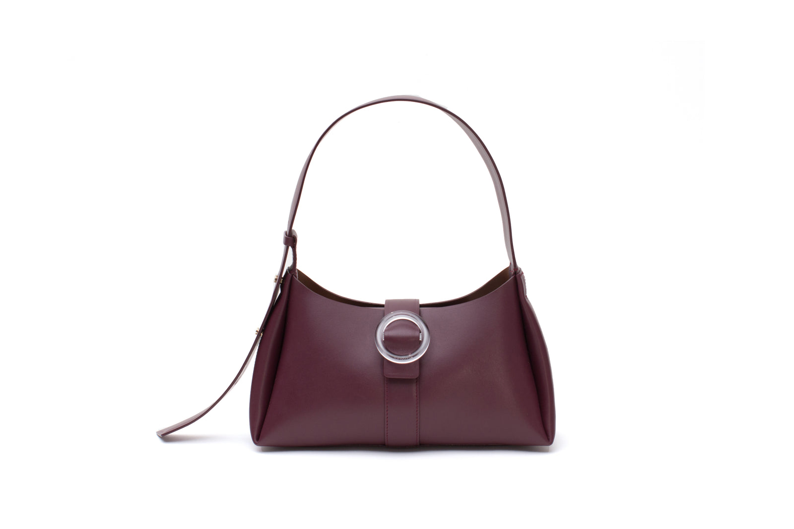 Nº47 Lucite Buckle Shoulder - Bordeaux – IMAGO-A 